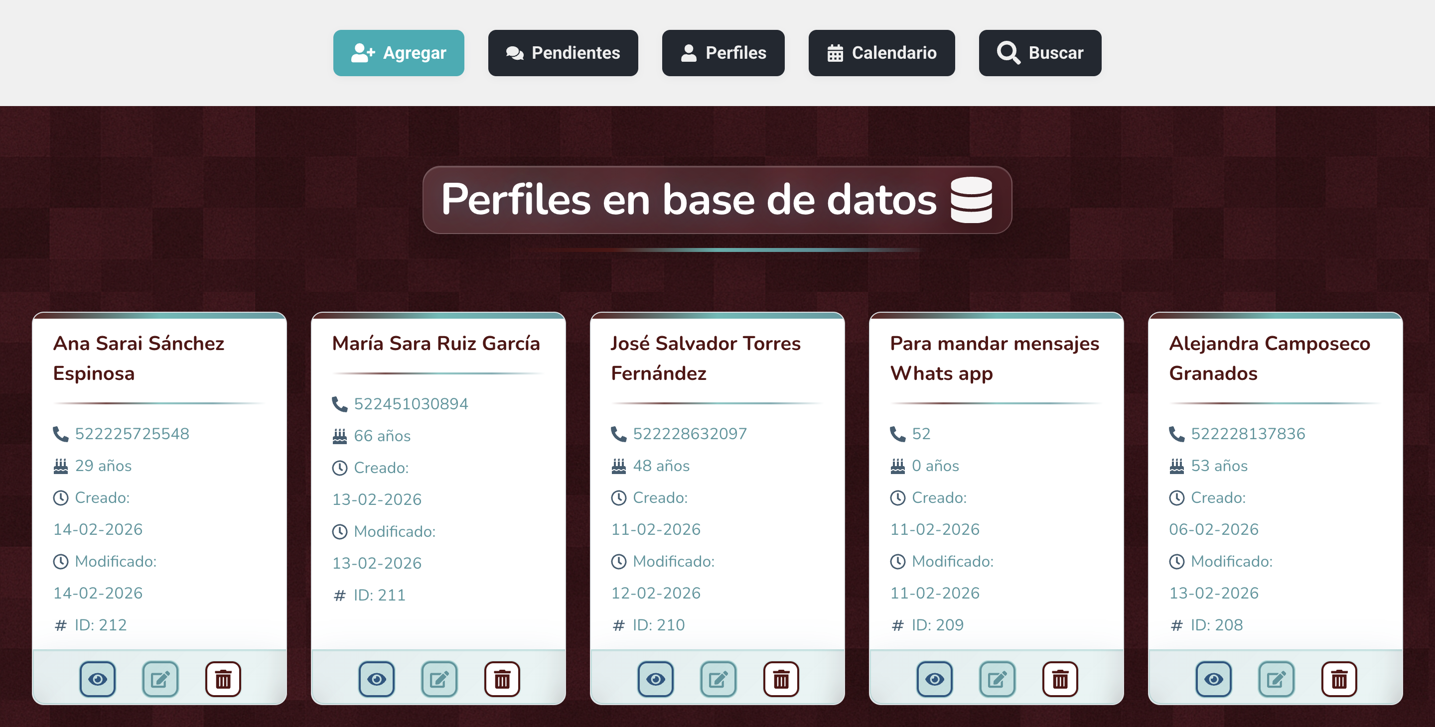 Centro de control clínico